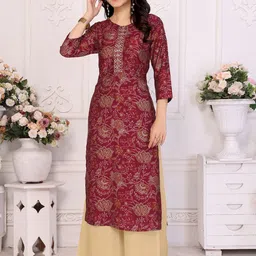 Rangita Women Embroidered Mirror Work Kurta-picture-39