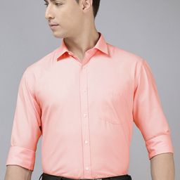 Park Avenue Slim Fit Textured Self Design Formal Shirt-image-82