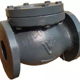 V V 152.4 mm (6 Inch) Cast Iron Non Return (Reflux) Flanged Ends Valve V V-1015-image-19