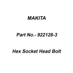 Makita Hex Socket Head Bolt Size M4x16 for 4327, Part No 922128-3-41