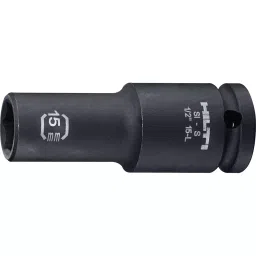 Hilti SI-S Deep Impact Socket 12.7 mm (1/2 Inch) x 80 mm, 2070390-20
