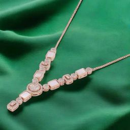 crash.club By CKC Rose Gold Mother-of-pearl Necklace-image-8