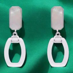 crash.club By CKC 925 Silver Mother-of-Pearl Earrings-image-68