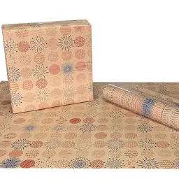 eVincE - thoughtful PRESENTations POLK01L10 Polka Dots Red Blue Printed Kraft Papers All Occasion Gifts for Her Him Adults Kids Birthday Christmas New Year Halloween Large Sheets Gift Wrapping Paper (Pack of 10 Piece)-image-77