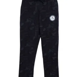 Octave Kids Navy Cotton Camouflage Trackpants-image-32