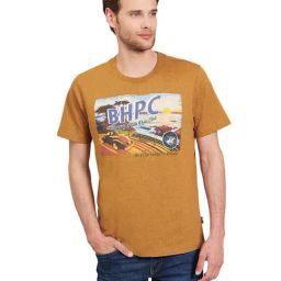 Beverly Hills Polo Club Yellow Printed T-Shirt-picture-27