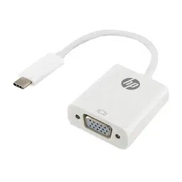 HP USB-C to VGA Adapter (HP037GBWHT0TW, White)-2