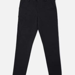 Allen Solly Kids Black Textured Pattern Full Sleeves Trouser-image-30