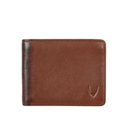 Hidesign Fabian Brown Solid Bi- Fold Wallet for Men-image-24
