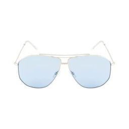 Opium Blue UV Protection Aviator Unisex Sunglasses-image-34