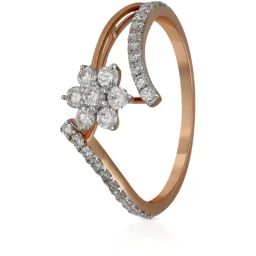 Malabar Gold and Diamonds 18k Rose Gold Diamond Ring-picture-36