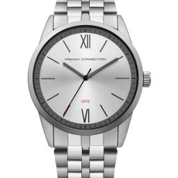 French Connection Silver Dial Analog Watch For Men's - SFC119SM?-image-36