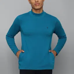Allen Solly Blue Cotton Regular Fit Sweatshirt-picture-31