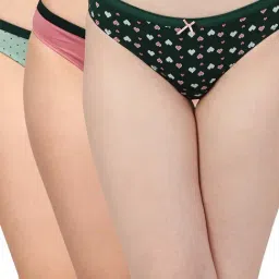 Soie Multicolor Printed Basic Panty - Pack of 3-50