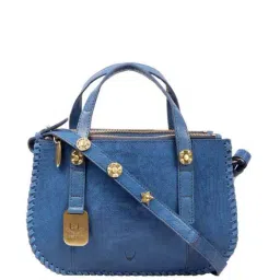 Hidesign Blue Solid Medium Handbag-picture-48