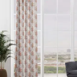 Bianca VILLA C`ESTA Red Faux Silk 7 Ft. Door Curtain-15