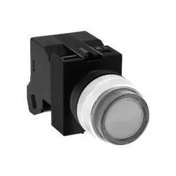 IDEC TW Series APW1B LED Pilot Light Flat Name Type with 22 mm Mounting Hole Dia, APW1B46DR-32
