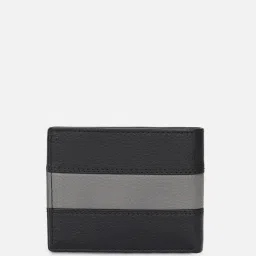Allen Solly Black Leather Bi-Fold Wallet for Men image 5