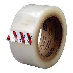 3M SEALING TAPE, PP, 328FT X 1.89", 371 CLEAR 48 MM X 100 M.-22