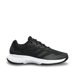 Adidas Men's GameCourt 2 Black Tennis Shoes-30