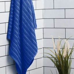 Welspun 2-In-1 Navy Cotton 250 GSM Bath Towel-image-67