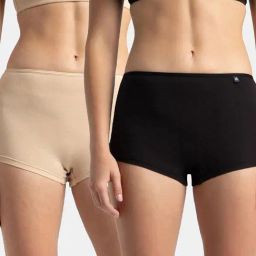 Jockey Black & Light Skin Regular Fit Boy Leg With Concealed Waistband - Pack of 2-image-61