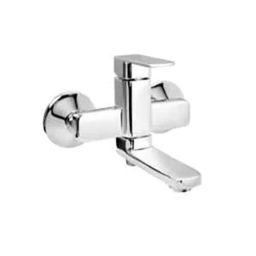 CERA F1005424 Ruby Silver Brass Chrome Finish Wall Mixer-image-16