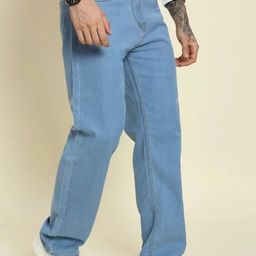 SZN Men Blue Classic Boyfriend Fit Mid-Rise Stretchable Jeans-picture-8