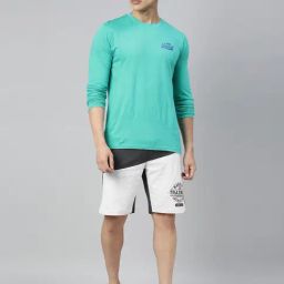3Pin Multicolor Cotton Regular Fit Color Block Shorts - Pack of 2 image 5