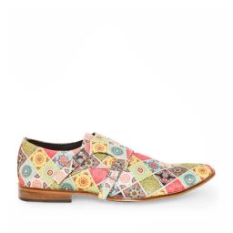 Kanvas Men's Multicolor Monk Shoes-picture-17