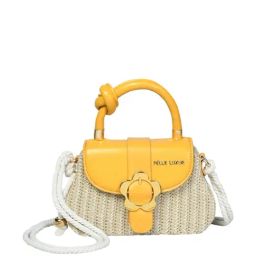 PELLE LUXUR Yellow Textured Small Sling Handbag-picture-48