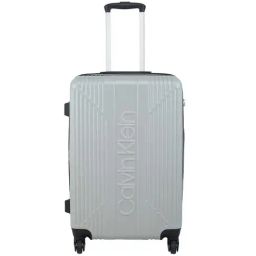 Calvin Klein The Standard Silver ABS Hard Medium Trolley - 24 cms-image-89