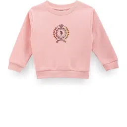 U.S. Polo Assn. Kids Pink Printed Full Sleeves Sweatshirt-picture-44