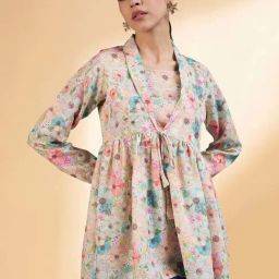 Winza Designer Beige Printed Top-picture-41