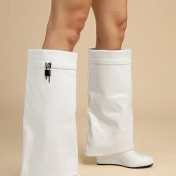 Truffle Collection Women's White Casual Booties-86