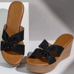 Inc.5 Women's Black Casual Wedges-image-95