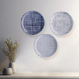 Nestroots Whispering Waterfall Blue & White Porcelain¿Decorative Wall Plate-picture-21