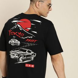 Difference of Opinion Men Graphic Printed Oversized T-shirt-picture-11