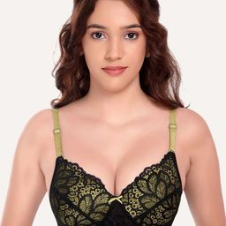 DressBerry Abstract Bra Full Coverage Heavily Padded-3
