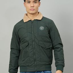 Duke Men Spread Collar Solid Padded Jacket-picture-23