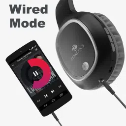 Zebronics Zeb-Thunder On The Ear Bluetooth Headphone with Mic (Black) image 5