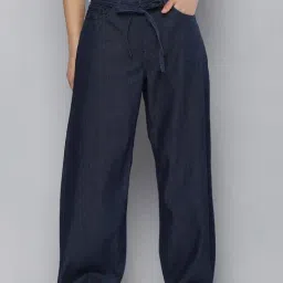Levi's Navy Relaxed Fit High Rise Jeans-picture-24
