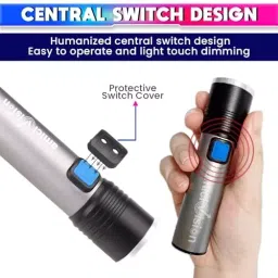 amicivision UV Flashlight 365 nm 2 Hours Run Time with 4 Modes Aluminum image 3