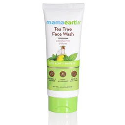 Mamaearth Set of Sustainable Ubtan Tan Removal Face Wash & Tea Tree Face Wash image 2