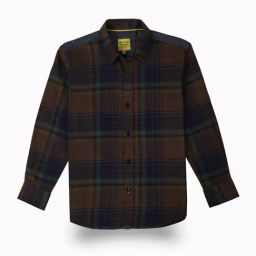 Gini & Jony Boys Brown Cotton Checks Shirt-image-65