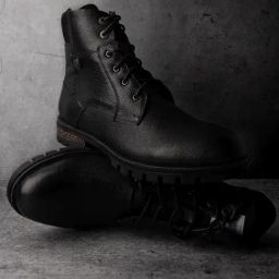 Alberto Torresi Men Black Biker Boots-picture-18