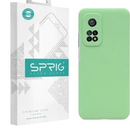 Sprig Liquid Silicone Back Cover for Mi 10T Pro (Green)-image-85