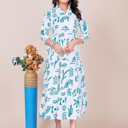 VenderVilla Print A-Line Midi Dress-image-98
