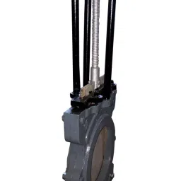V V 16 Inch, 400 mm Cast Iron Pulp Valve V V-1021-image-3