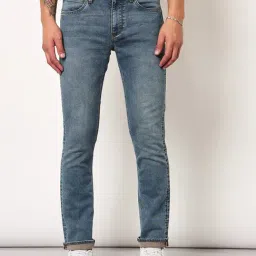 Lee Blue Cotton Slim Fit Jeans-picture-45